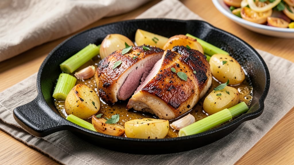 Chicken Pota Recipe: One-Pot Comfort with Crispy Celery Crowns