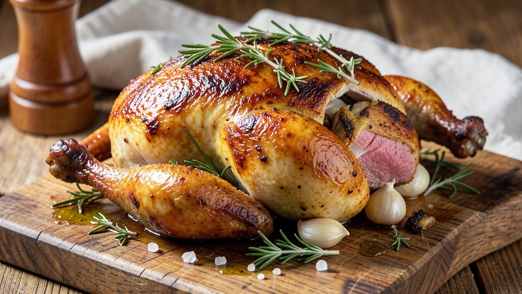 Anthony Bourdain's Roast Chicken Recipe: Herb-Packed Crisp Skin, Juicy Core