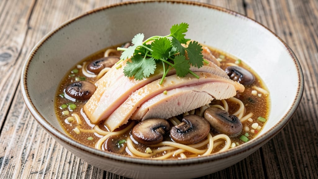 Chicken and Mushroom Pot Noodles Recipe: Umami-Packed One-Pot Meal in 20 Minutes