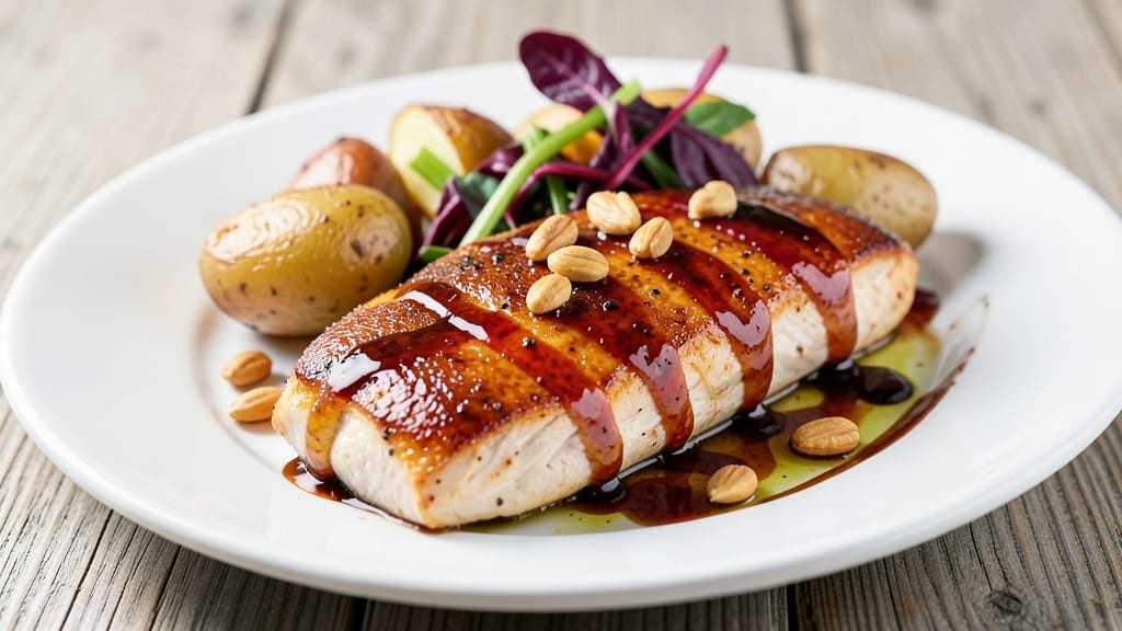 Baked Honey Balsamic Chicken Breast Recipe: Glazed Caramelization With Tangy Depth