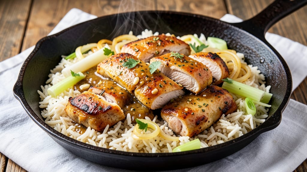 Ree Drummond's Chicken and Rice Recipe: One-Pan Comfort With Crispy Celery Crowns