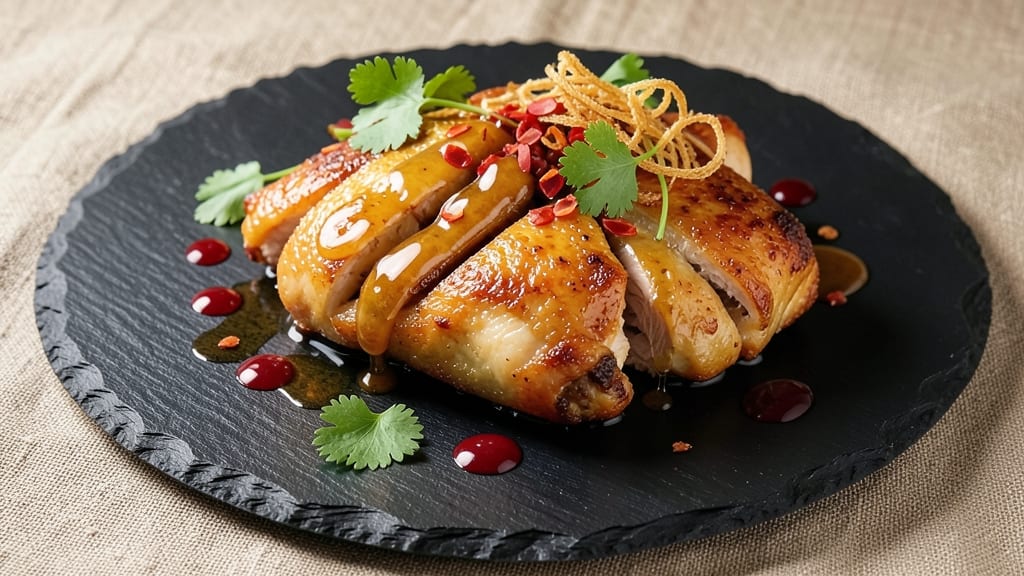 Asian Sweet and Spicy Chicken Recipe: Glossy Glaze With Crunchy Sesame Kick