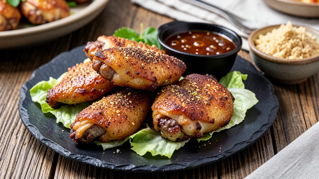 Baked and Fried Chicken Wings Recipe: Double-Crisp Coating for Maximum Crunch