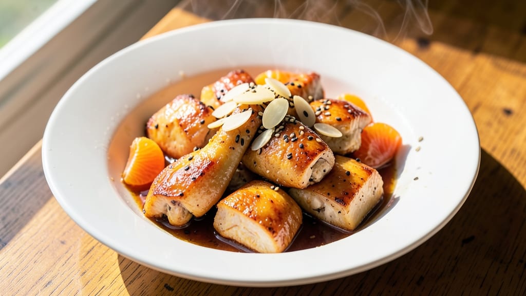 Baked Orange Chicken Recipe No Breading: Honey-Glazed Tender Bites in One Pan
