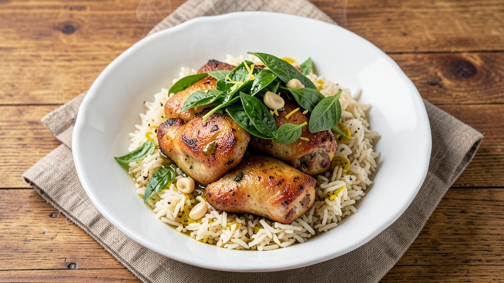Basil Chicken and Rice Recipe: Herb-Infused One-Pan Harmony