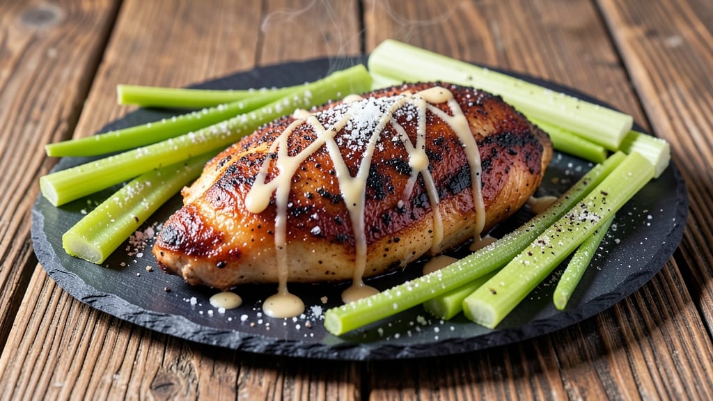 Betty Crocker's Oven Baked Chicken Recipe: Juicy Centers and Crispy Celery Crowns