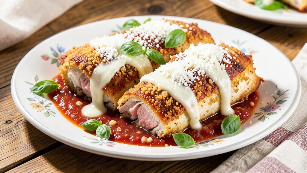 Baked Chicken Parmesan Recipe With Italian Breadcrumbs: Crispy Crust, Gooey Cheese Layers