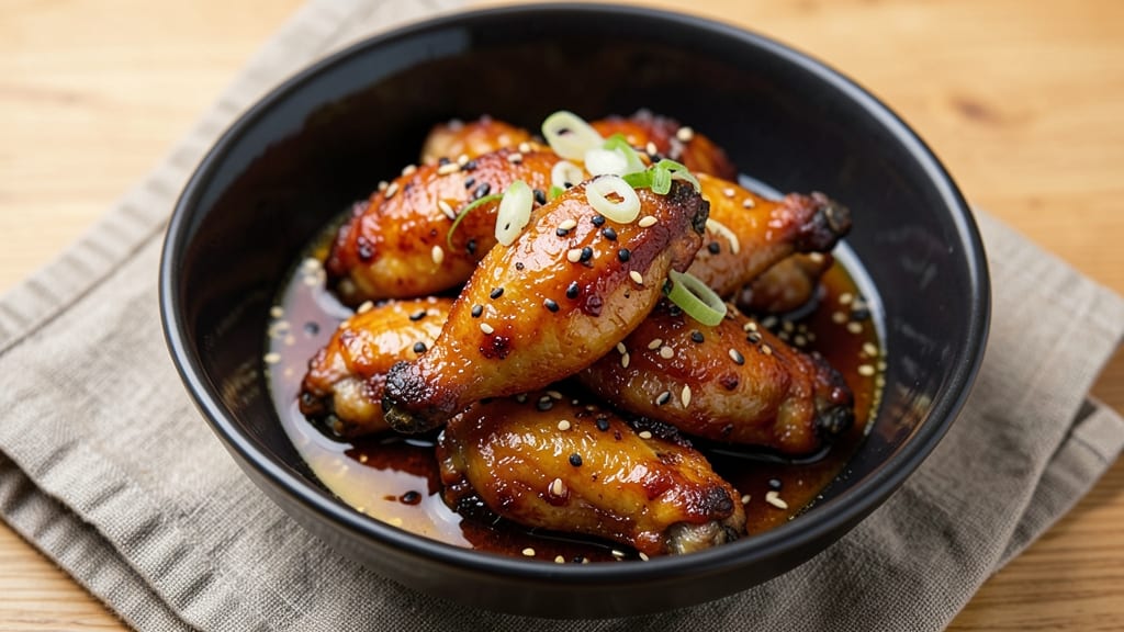 Baked Chicken Wings With Honey Soy and Ginger Marinade Recipe: Glazed Caramelized Crunch With Spicy Kick