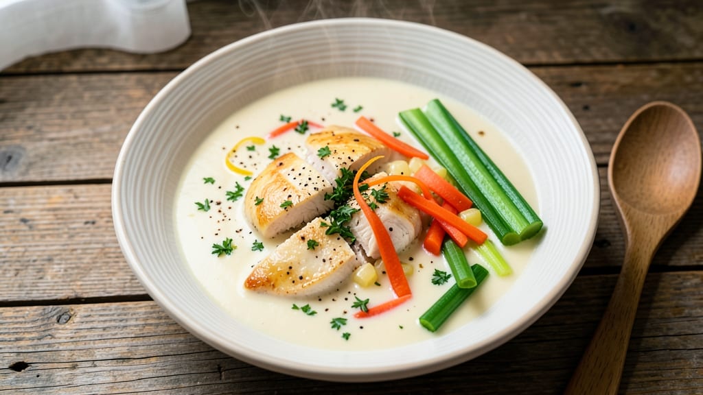 Betty Crocker's Cream of Chicken Soup Recipe: Velvety Smoothness With Crispy Celery Crowns