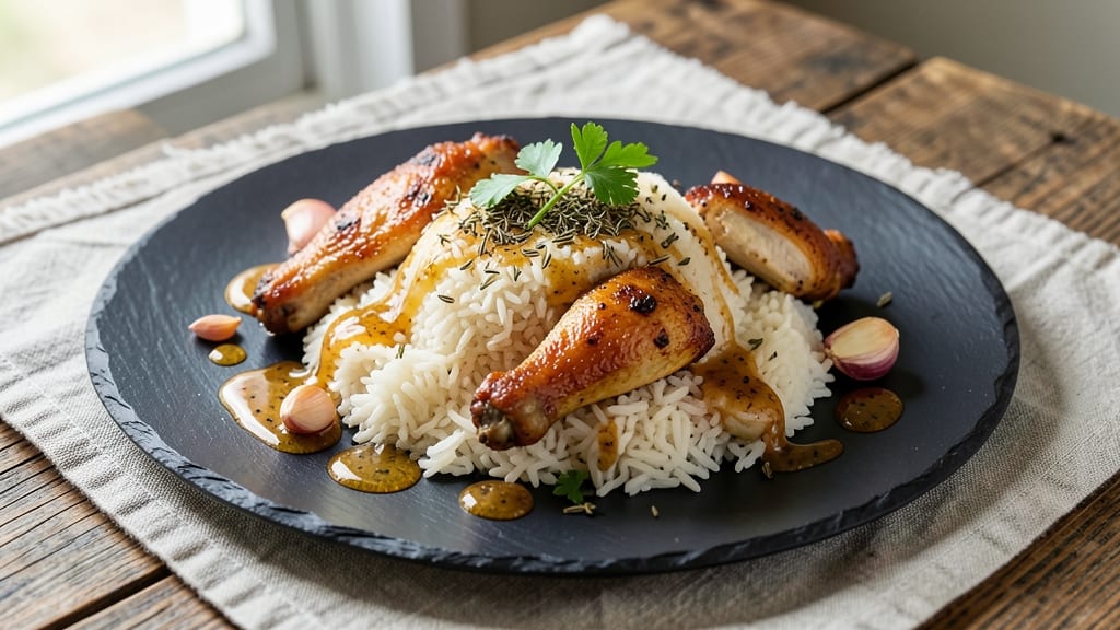 Best Chicken And Rice Recipe Ever: One-Pot Masterpiece With Juicy Chicken and Fluffy Grains