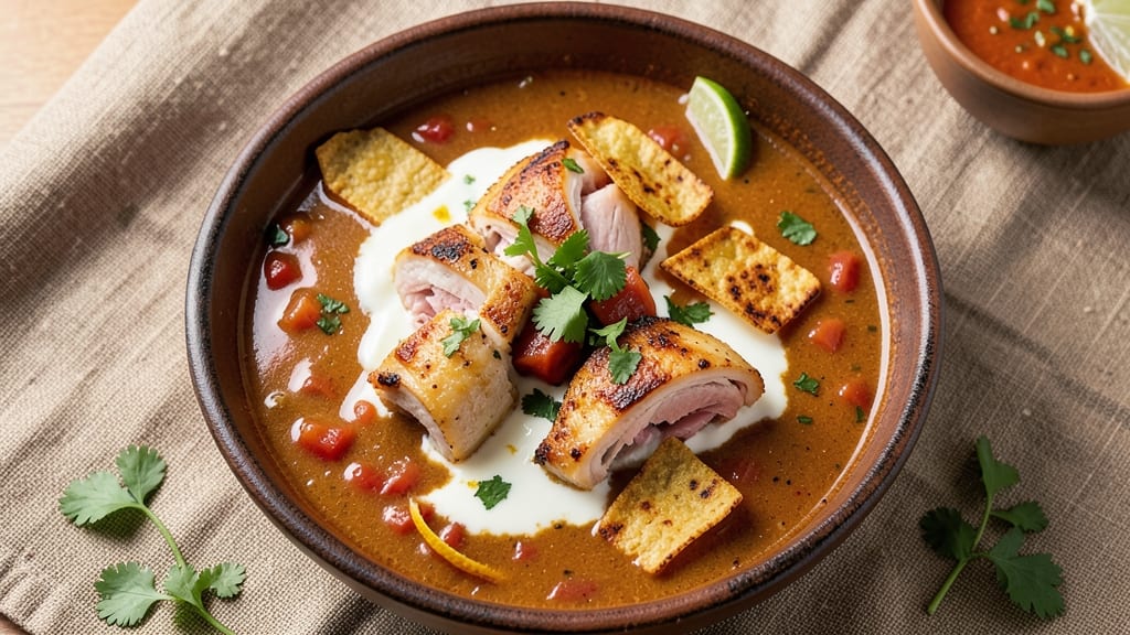 Baja Chicken Enchilada Soup Recipe: Spicy Tomato-Cream Fusion in One Pot