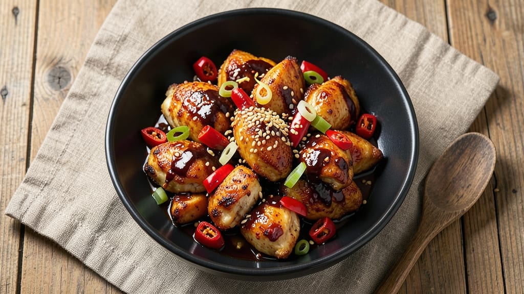Baked Kung Pao Chicken Recipe: Crispy Bites with Sweet-Chili Heat