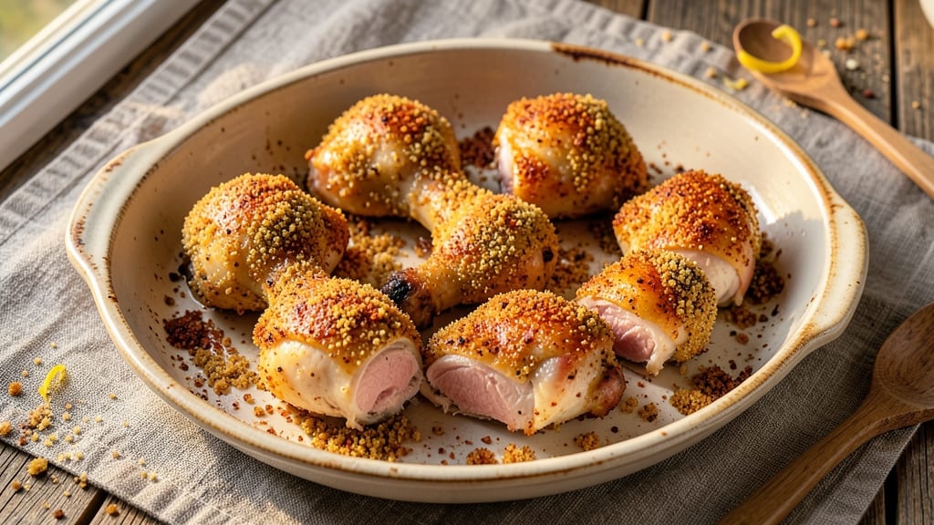 Baked Chicken Legs Recipe With Bread Crumbs: Crispy Crust, Juicy Meat Every Time
