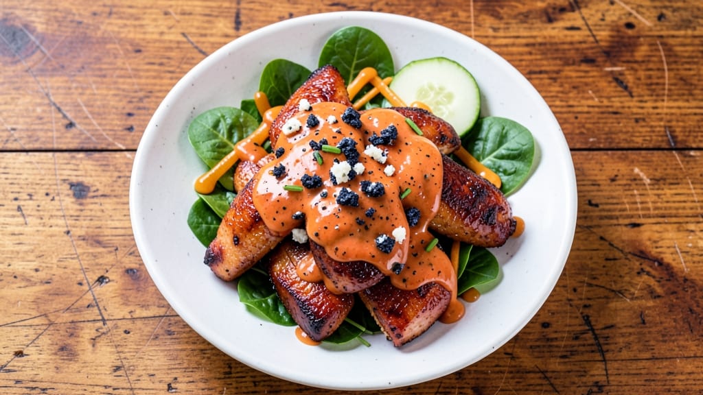 Boneless Buffalo Chicken Salad Recipe: Spicy Kick and Creamy Cool in One Bowl