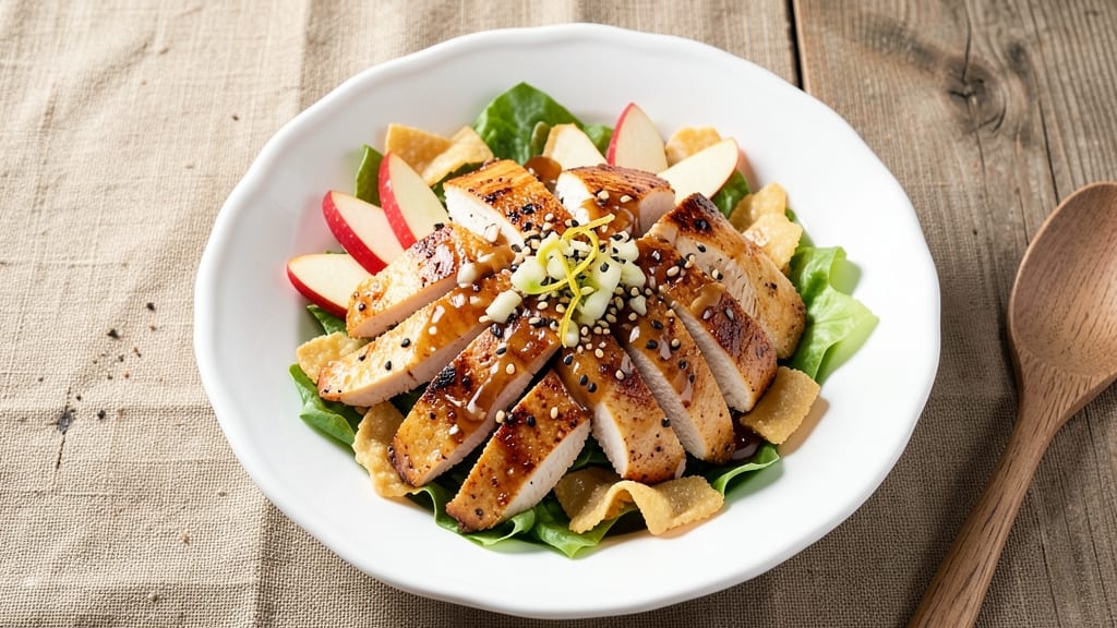 Applebee's Asian Chicken Salad Copycat Recipe: Crunchy Wonton Crust and Sweet Chili Magic