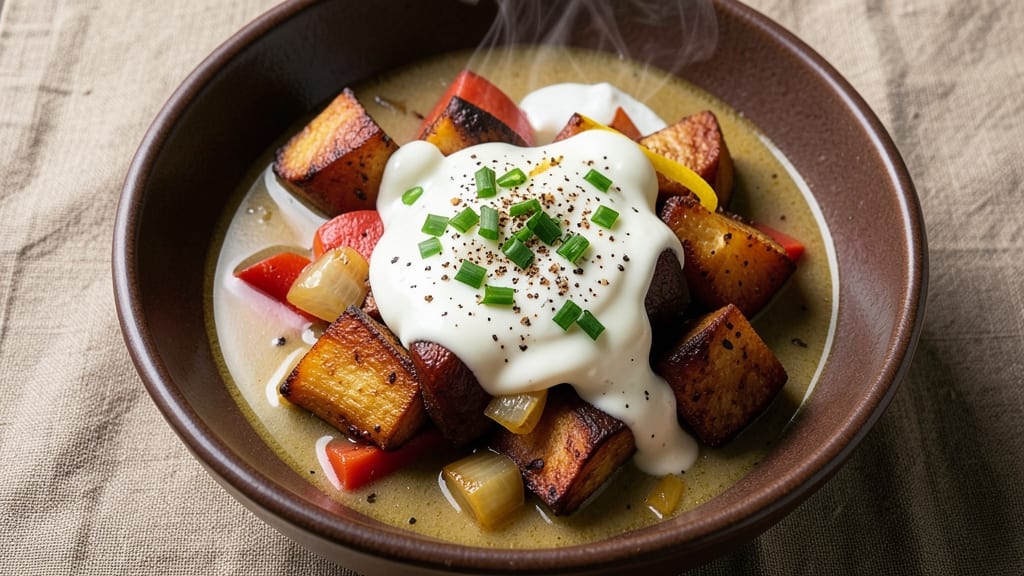 Baked Potato Soup Recipe with Chicken Broth: Ultra-Creamy Velvety Texture in One Pot