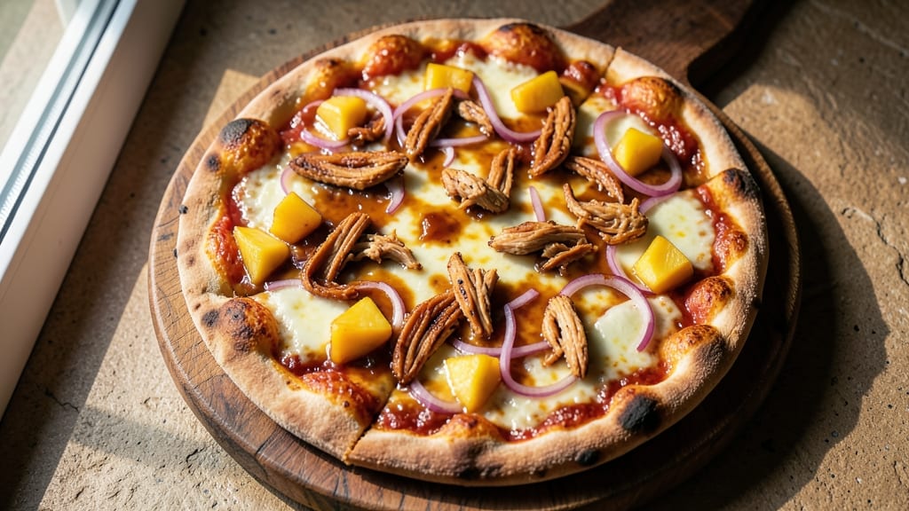 BBQ Chicken Pineapple Pizza Recipe: Sweet-Spicy Crust With Caramelized Toppings