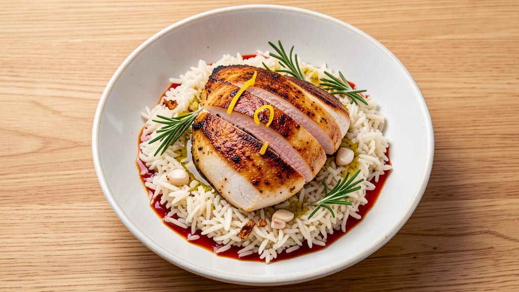 Chicken Breast and Basmati Rice Recipe: One-Pan Lemon Garlic Flavor Fusion