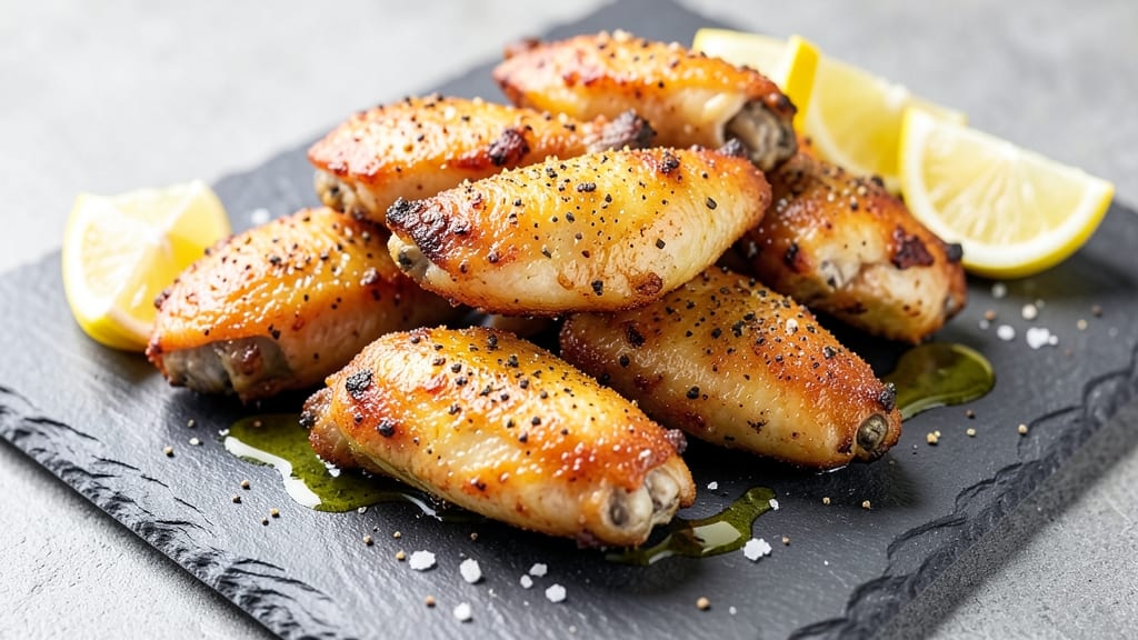 Air Fry Lemon Pepper Chicken Wings Recipe: Zesty Crispy Bites in 15 Minutes