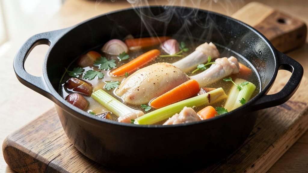 Alton Brown's Chicken Stock Recipe: Deep, Rich Flavor From Scratch