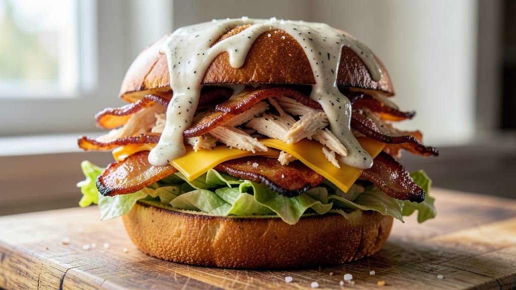 Bacon Ranch Chicken Salad Sandwiches Recipe: Smoky Crunch Meets Cool Creamy Layers