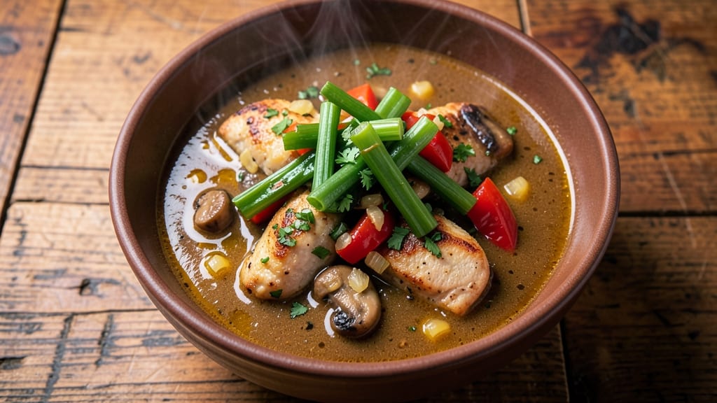Campbell's Chicken Gumbo Soup Copycat Recipe: Smoky Roux and Celery Trinity Magic