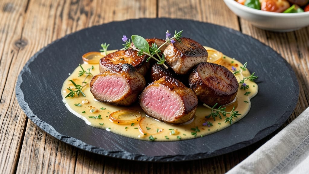 Recipe For Baked Chicken Livers: Pan-Seared Crispiness with Herby Butter Glaze