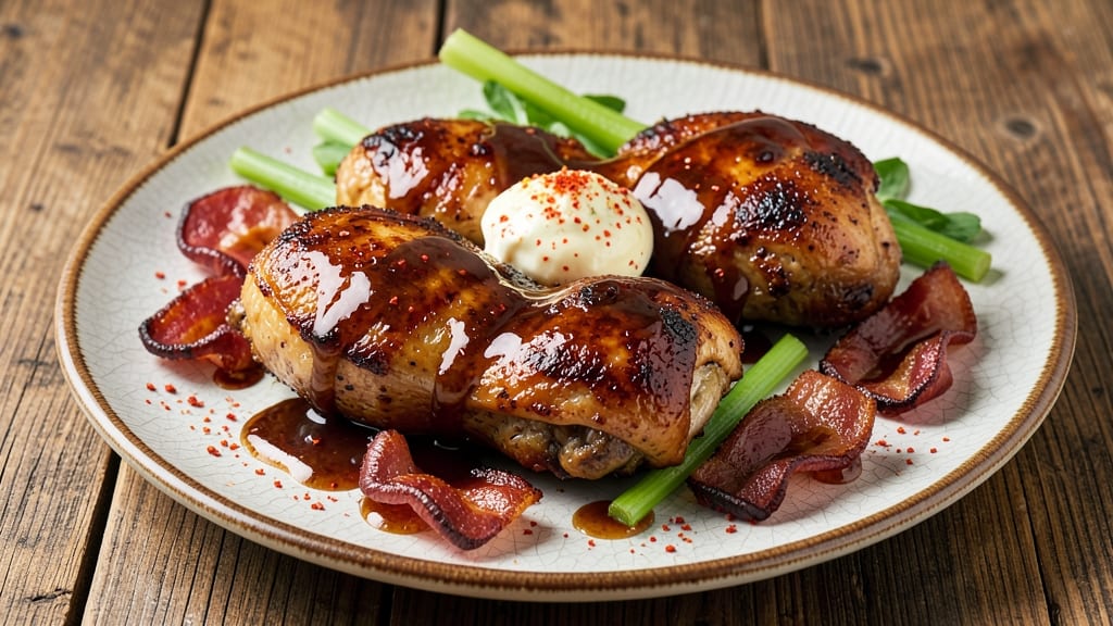 Devil Chicken Recipe: Smoky Bacon and Celery Crown Crunch in One Pot