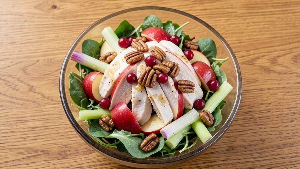 Boars Head Cranberry Chicken Salad Recipe: Crispy Celery Crowns Over Creamy Herb Dressing