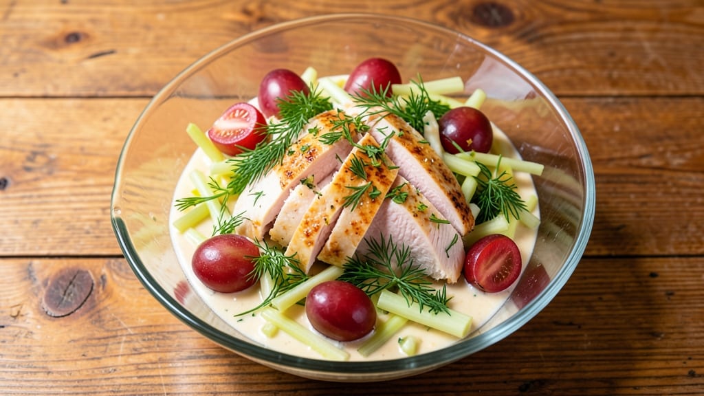 Biltmore Chicken Salad Recipe: Buttery Herb Dressing with Crunchy Celery Crowns