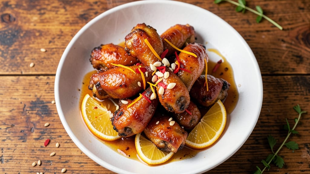 Orange Pepper Chicken Wings Recipe: Sweet-Chili Crunch With Zero Mess