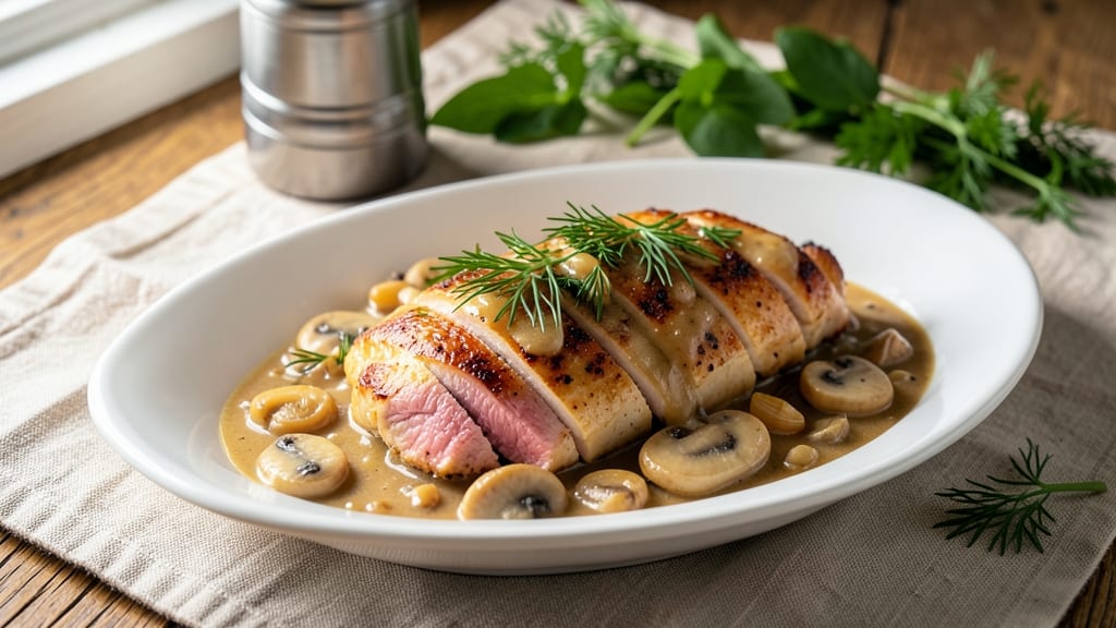 Baked Chicken Stroganoff Recipe: Crispy-Topped Creamy Comfort in One Pan