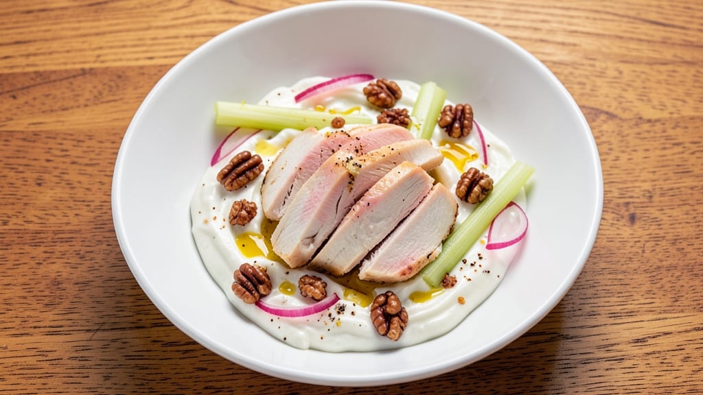 Ashley Mac's Chicken Salad Recipe: Crunchy Textures and Creamy Yogurt Magic