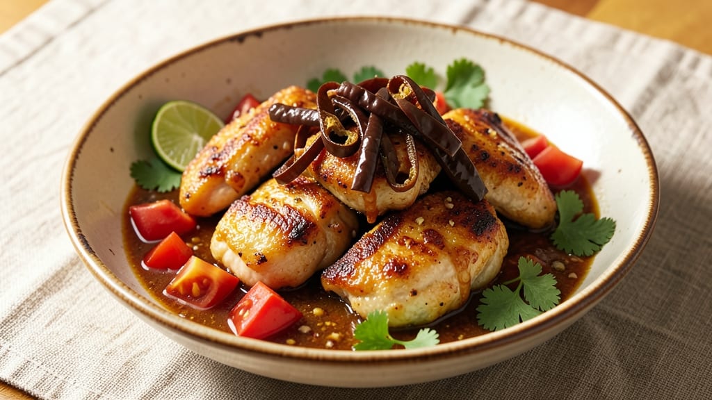 Salsa Chicken Recipe: Smoky Chipotle and Tomato-Simmered Bites